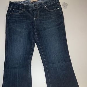 Women's Paige Laurel Canyon Low Rise Boot Cut in WC091- McKinley w/ Crease 29/32